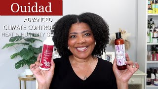 WASH N GO ON TYPE 4 HAIR ft Ouidad Climate Control Heat amp Humidity Strong Hold Gel  NaturalRaeRae [upl. by Eitsyrhc]