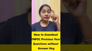 How to download TNPSC Previous Year Question Paper without Answer Key 📚 tnpsc group4 group2 [upl. by Virginia]