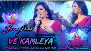 Shreya Ghoshal  Ve Kamleya  Magical 🪄 ✨ Performance In Indian Idol 14 Grand Finale ❤️ [upl. by Ahsinnor170]