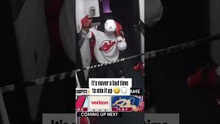 Paul Cotter to umí na mixovat 😂 hockey hokej shortsvideo nhl newjerseydevils devils devil [upl. by Matthus]