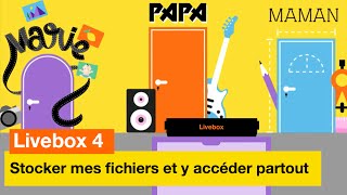 Nouvelle Livebox  Stocker mes fichiers et y accéder partout – Orange [upl. by Chessa]