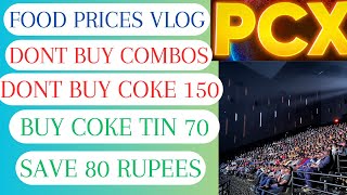 PRASAD MULTIPLEX FOOD PRICES AND BEST FOOD TO BUY AT PRASAD MULTIPLEX Prasad Large Screen🔥🔥 PCX [upl. by Eoj]