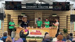 The Great Wight Bite 2024 Captain Ted Funnel joins Chefs Stage Cowes Isle of Wight [upl. by Arretal695]