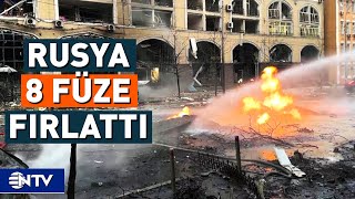 Rusya Ukraynayı 8 Füze ile Vurdu Şehir Enkaza Döndü  NTV [upl. by Benenson151]