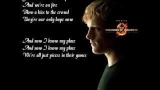 Birdy  Just A Game Lyric Video The Hunger Games Songs From District 12 and Beyond [upl. by Ahsam]