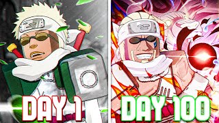 Spending 100 Days as KILLER BEE in Shindo Life  Roblox [upl. by Dusty]