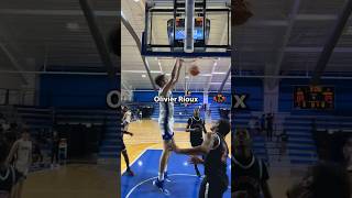 Olivier Rioux is a whole cheat code 😳 shorts basketball highschoolsports nba highlights img [upl. by Reseda336]