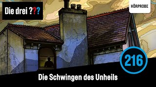 Die drei Fragezeichen Folge 216  Die Schwingen des Unheils  Hörprobe zum Hörspiel [upl. by Ainimreh]