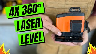 Youve heard of a 3x360° laser level how about FOUR [upl. by Lisk]