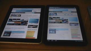 Motorola Xoom vs Apple iPad WiFi Speed Test [upl. by Shandee]