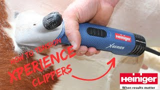 How to tension Heiniger Xperience Clippers [upl. by Gypsie]