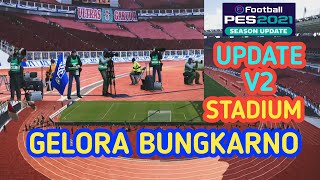 PES 2021 Update V2 Stadion Gelora BungKarno Season 2024 [upl. by Roque]