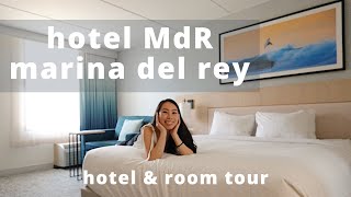 Hotel MdR Marina Del Rey room tour  hotel tour  LA Mid Budget Hotel [upl. by Anegroeg813]