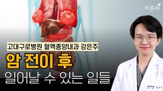 암 전이 후 일어날 수 있는 일들  고대구로병원 혈액종양내과 강은주 [upl. by Birmingham857]