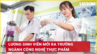 Lương sinh viên mới ra trường ngành Công nghệ thực phẩm  Báo Lao Động [upl. by Pratte]