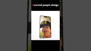 Anormal people design VS normal people design memes meme phone [upl. by Iramaj]