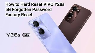 How to Hard Reset VIVO Y28s 5G Forgot PasswordFactory Reset [upl. by Higginbotham]