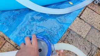 EASY POOL FILTER CLEANING HACK INFO IN DESCRIPTION⤵️ [upl. by Htebi160]