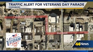 Traffic alert for Veterans Day Parade [upl. by Burnham102]