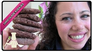 Chocolade koekjes RECEPT 22  GEZONDHEIDSGOEROE [upl. by Akemhs]