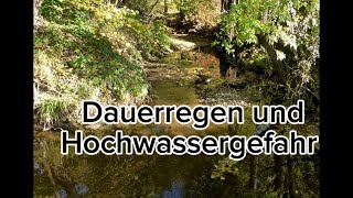 Dauerregen und Hochwassergefahr in Hattenhofen [upl. by Shatzer]