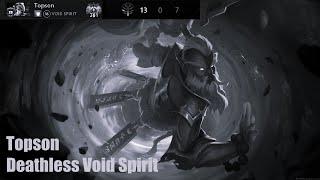 Topson Deathless Void Spirit  Dota 2 Pro Dark Side Topson Deathless Game 30 4K [upl. by Bertold201]