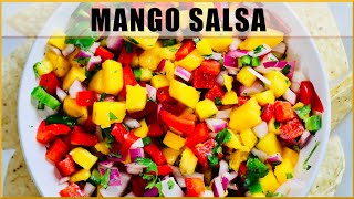 How to Make The Best Mango Salsa [upl. by Alexina]