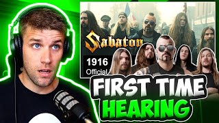 RAW amp POWERFUL  Sabaton  1916 FIRST REACTION [upl. by Dlarrej]