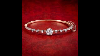 Antique Victorian Diamond Bangle 18ct Gold 1ct Total [upl. by Labors346]