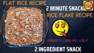 2 Minute Snack Hacks You Wont Believe Are Possible poha riceflakes [upl. by Bessie]