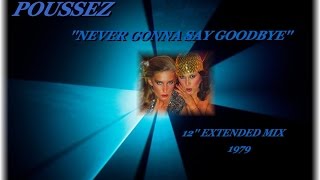 POUSSEZ NEVER GONNA SAY GOODBYE 12 EXTENDED MIX1979 [upl. by Amabil]