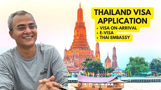 Thailand Visa Application Process  EVisa Visa on Arrival Thai Embassy [upl. by Nyliuqcaj]