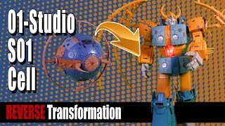 Reverse Transformation 01Studio S01 Cell Unicron Rock FX Review [upl. by Ranchod]