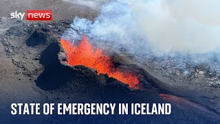 Iceland braces for a volcanic eruption after thousands of earthquakes [upl. by Nilahs819]