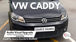 VW Caddy Gets Car Stereo Upgrade DMX8021DABS Wireless CarPlay vw carplay vwcaddy [upl. by Eerual536]