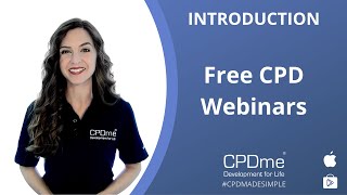 Free CPD Webinars amp CPD Certificates Brought to You By CPDme  Making CPD Portfolio Building Simple [upl. by Daria545]