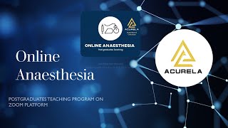 11 Online Anaesthesia Pre Anaesthetic assessment USG blocks for Chest wall surgeries [upl. by Odranar]