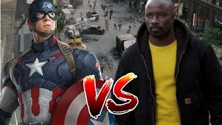 Captain America VS Luke Cage MCU  BATTLE ROYALE [upl. by Kampmann874]