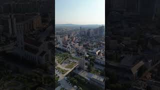 Drone Footage of Prishtina Kosovo Instagramomarelshendidi travel vlogs daily dronevideo city [upl. by Boesch79]