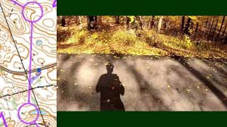 Headcam Orienteering  Mille Lacs Kathio State Park MN USA  Green Course  20241020 [upl. by Ainsworth]