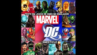 TESTE EM JOGOS DA MARVEL E DA DC COMIX NO SNESTICLE PS2 [upl. by Brubaker]