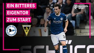 DSC Arminia Bielefeld  Alemannia Aachen Highlights mit LiveKommentar  3 Liga  MAGENTA SPORT [upl. by Enelaj]