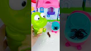 Satisfying Unboxing amp Review of Vacuum Cleaner Set ToysGreen Frog Pororo ASMR Video fun vacuum [upl. by Alya]