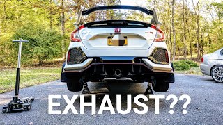 NEW Honda Civic Type R MOD  Exhaust PREP [upl. by Rundgren]