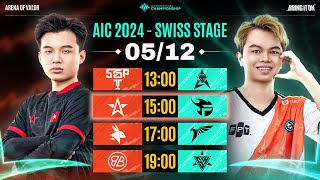 🔴 TRỰC TIẾP BANMEI GAMING vs SUPER HEAVY  SWISS STAGE  AIC 2024  NGÀY 0512 [upl. by Nnazil236]