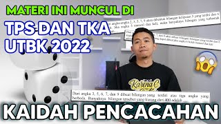 TRIK MUDAH MENGERJAKAN SOAL PELUANG DI UTBK 2022  KAIDAH PENCACAHAN [upl. by Aicnom]