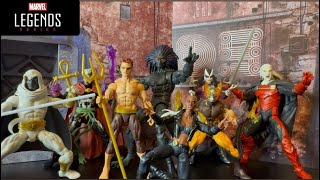 Marvel Legends Strange Tales Complete Wave Plus Blackheart BAF Review [upl. by Naryb578]