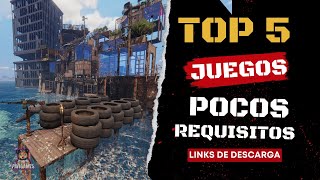 TOP 5 JUEGOS INCREÍBLES de POCOS REQUISITOS 20 [upl. by Shipp]