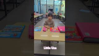 Una is learning classroom vocabulary Super Kids 1 [upl. by Doowrehs]