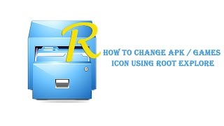 How to change Android Apps and Games Icon Using Root Explorer [upl. by Arreik]